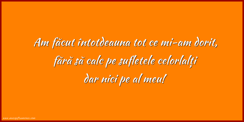 Întotdeauna mi-am dorit să slăbesc)