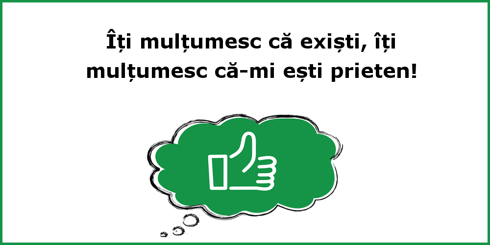 Mesaje frumoase despre prietenie - Iti multumesc ca existi