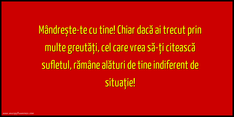 Mesaje frumoase despre prietenie - Mândrește-te cu tine!